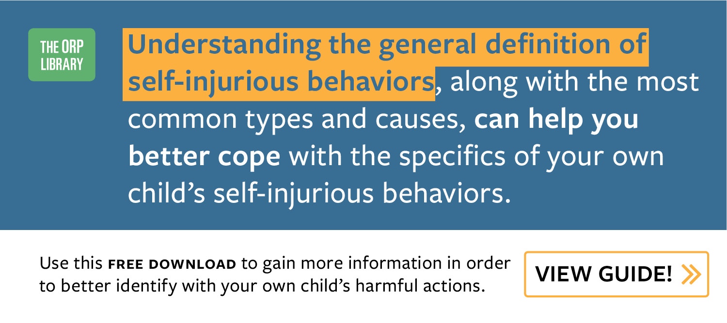Why Is My Child Hurting Himself? Understand the Reasons Behind Self-Injurious Behavior